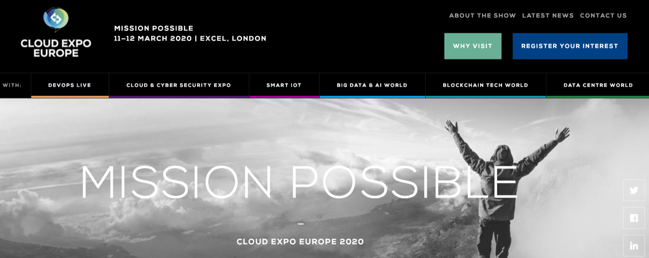 I was in the Cloud Expo 2019 in London last Tuesday 12th at the ExCel, was a great opportunity to meet with old friends and know what the expo brought this year. /featuredimages/CloudExpo2019.png